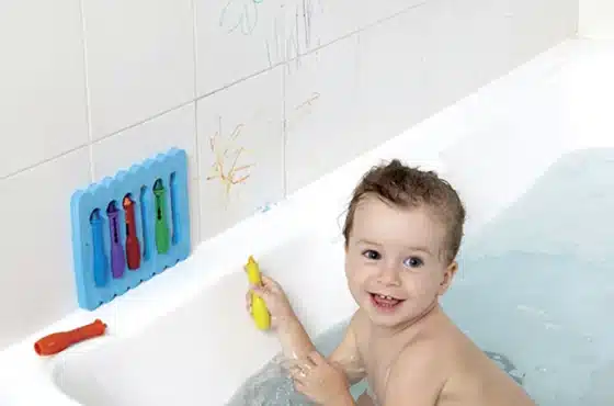 Crayones para el baño fabricados con jabón