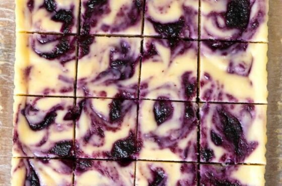 COMO PREPARAR BARRAS DE PASTEL DE QUESO DE LIMóN CON BLUEBERRIES