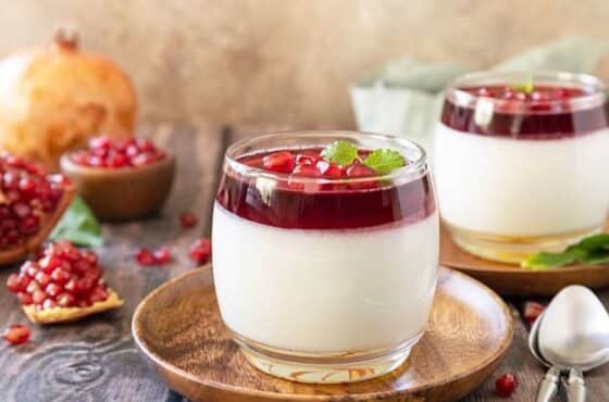 Panacotta de Granada.