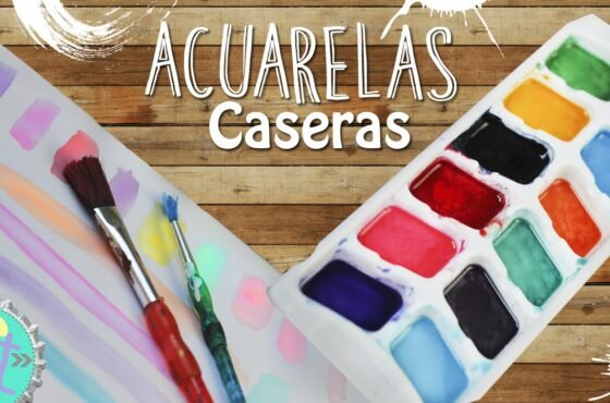 Como hacer acuarelas caseras