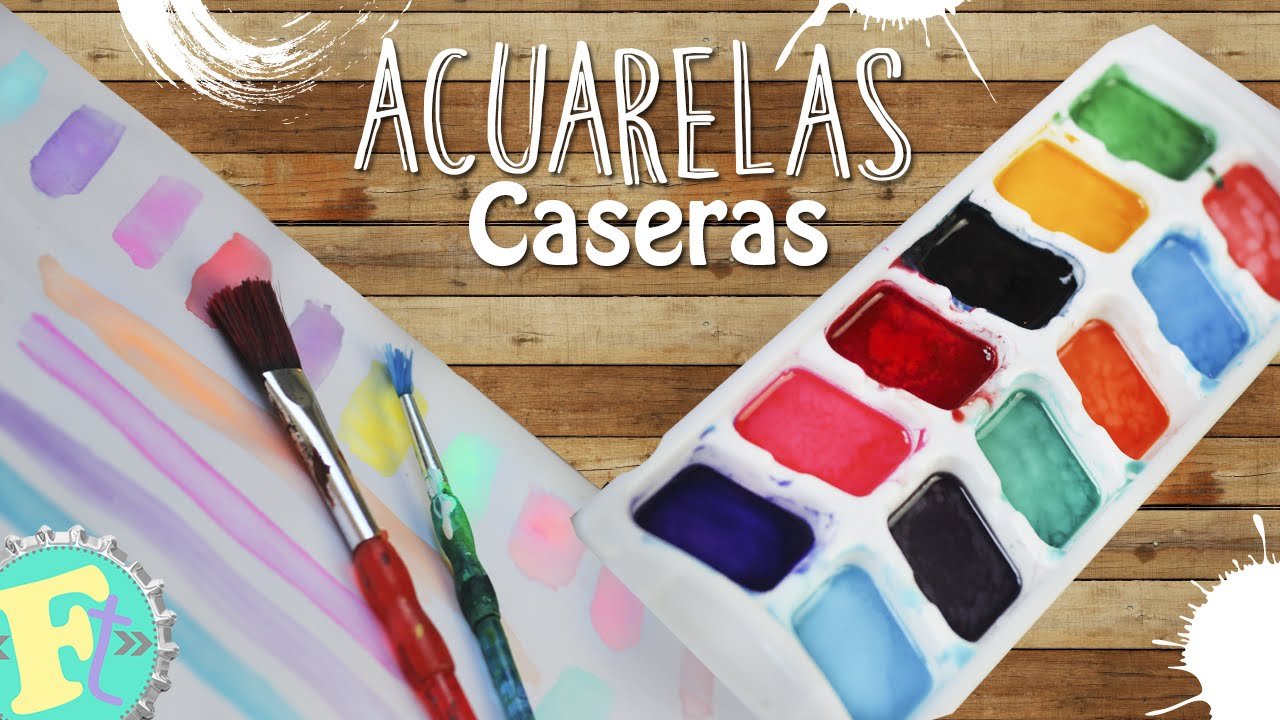 Como hacer acuarelas caseras