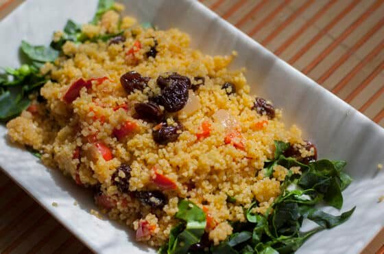 Ensalada de Cuscús y Arándanos